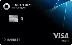 Clickable card art links to Chase Sapphire Reserve (Registered Trademark) credit card product page