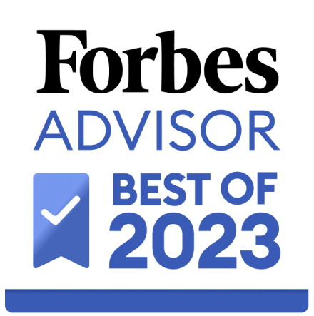 Forbes Advisor Best of 2023 accolade