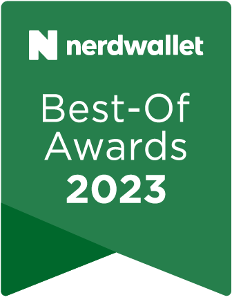 Nerdwallet Best-Of Awards 2023 accolade