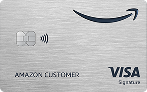 Clickable card art links to Amazon Visa product page