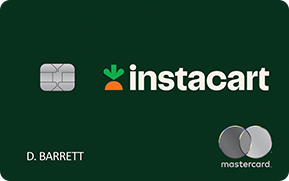 Clickable card art links to Instacart Mastercard(Registered Trademark) product page