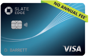 Card Art Slate Edge(Registered Trademark) credit card. NO ANNUAL FEE (dagger).