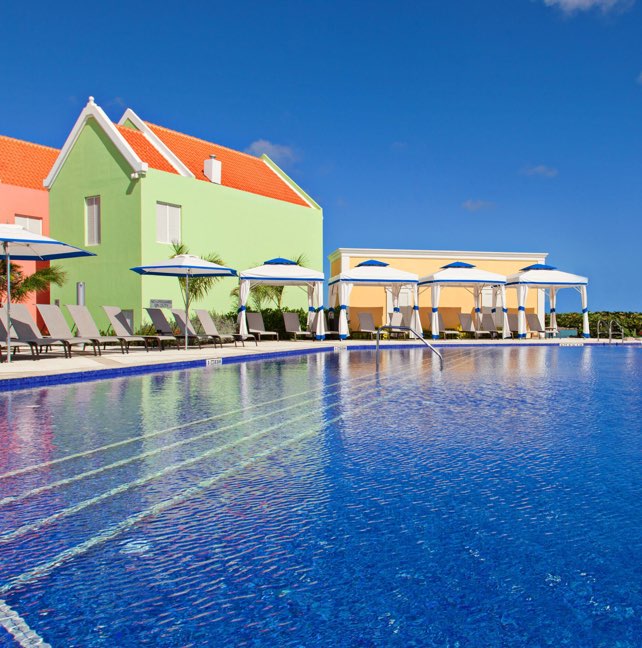 Infinity Pool at Courtyard Bonaire Dive Resort