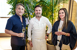 Chef John Fraser poses with Marriott Bonvoy Cardmembers