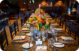 The table settings in Chef Tyler Florence's home
