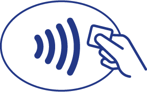icon of contactless card payment