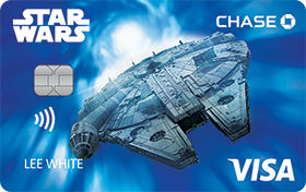 STAR WARS Rewards VISA® Cards from CHASE with Millennium Falcon design
