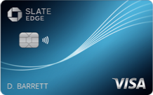 Chase Slate Edge Credit Card. Visa Card