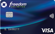 Chase Freedom Unlimited Credit Card. Visa Card