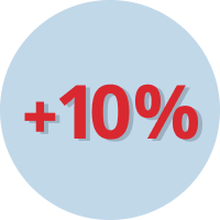 10% icon