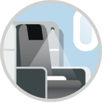 eUprgrade Credits plane seat icon