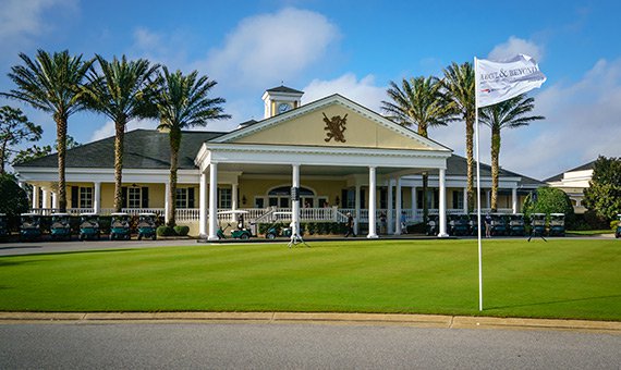 Lake Nona Golf & Country Club with Above & Beyond flag