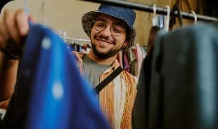 Person with protected purchase