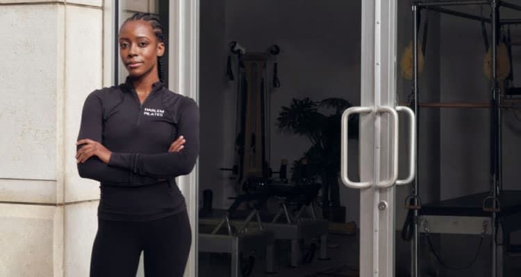 A woman with her arms crossed