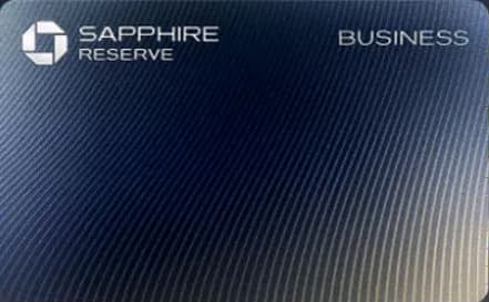 Sapphire Business Reserve (Registered Trademark) credit card