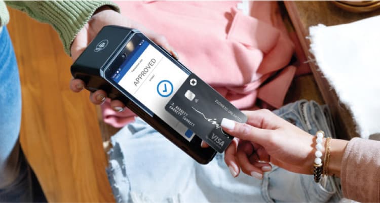 Tapping to pay with Cash Card