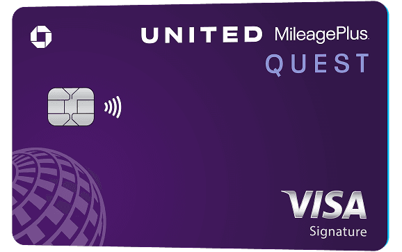 united quest card tilted