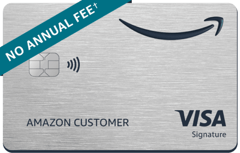 Clickable card art links to Amazon Visa product page