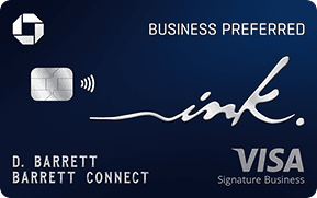 Clickable card art links to Ink Business Preferred(R) Credit Card product page