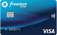 Chase Freedom Rise Credit Card. Visa Card