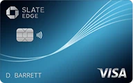  Chase Slate Edge Credit Card. Visa Card