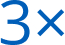 3x