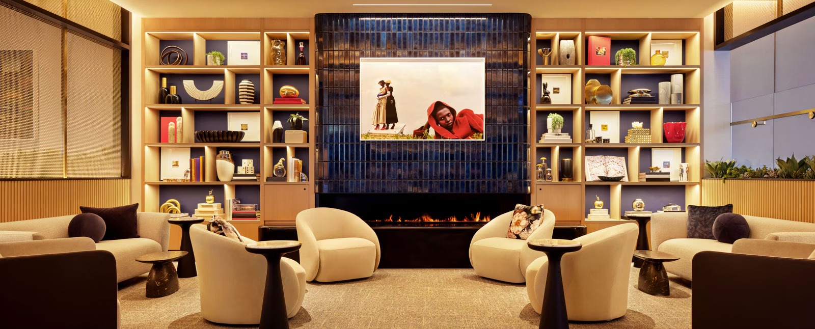 Sapphire Lounge at Harry Reid International Airport, Las Vegas.