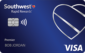 Clickable card art links to Southwest Rapid Rewards(R) Premier Credit Card product page
