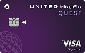 Clickable card art links to United Quest(SM) Card product page
