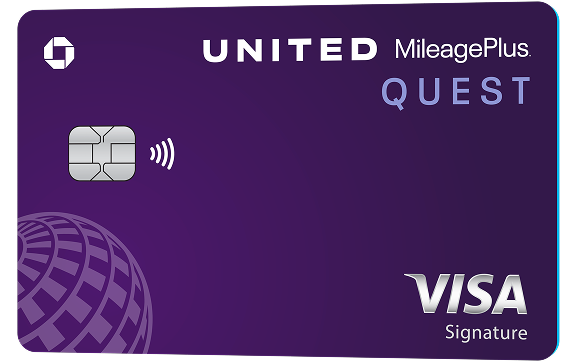 united quest card tilted