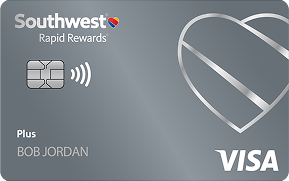 Clickable card art links to Southwest Rapid Rewards(R) Plus Credit Card product page