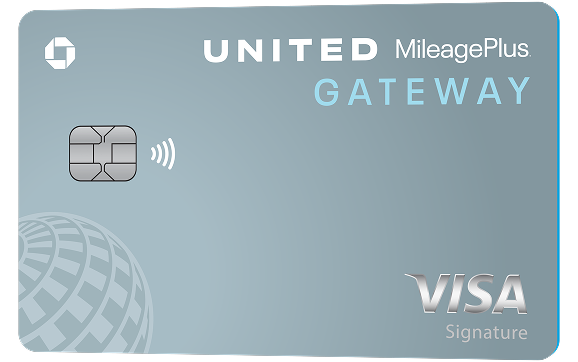 united gateway card tilted