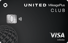 Clickable card art links to United Club(SM) Card product page