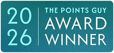 The Points Guy 2026 Award Winner - Rectangle Badge