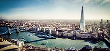 View of London skyline