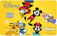 Disney VISA® Cards from CHASE with Mickey and Friends design