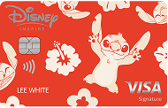 Disney Inspire VISA® Cards from CHASE with Stitch design