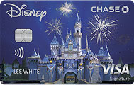 Disney VISA® Cards from CHASE with Sleeping Beauty Castle design