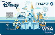 Disney VISA® Cards from CHASE with retro Castle design