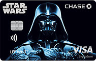 STAR WARS VISA® Cards from CHASE with Darth Vader design