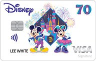 Disney VISA® Cards from CHASE with 70 Celebration design