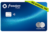 Chase Freedom Flex Credit Card. NO ANNUAL FEE. Contactless icon. Mastercard