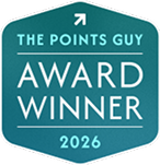 The Points Guy Award Winner 2026 badge