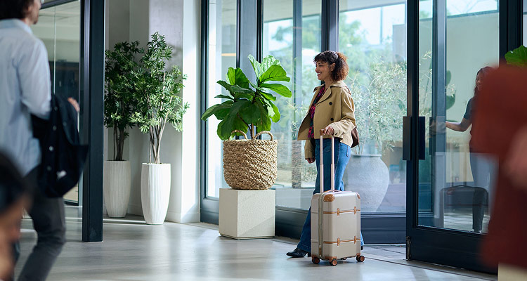 3 women looking down