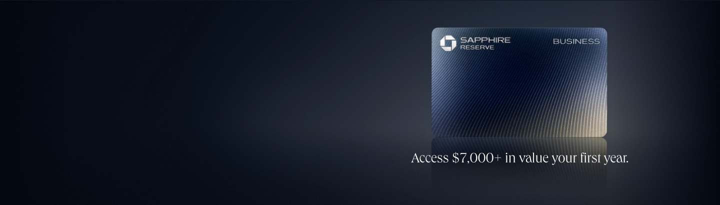 Sapphire Reserve for Business card art