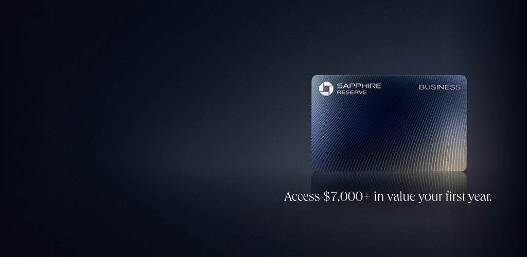 Sapphire Reserve for Business card art
