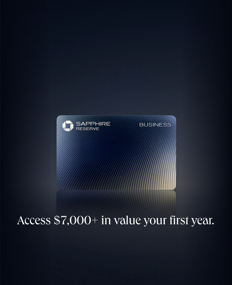 Sapphire Reserve for Business card art