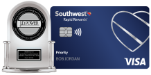 JDP Award Southwest Rapid Rewards (Registered Trademark) Priority Credit Card