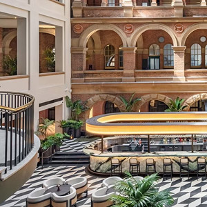Hotel courtyard at InterContinental Sydney Coogee Beach