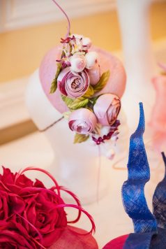Floral hat display and décor